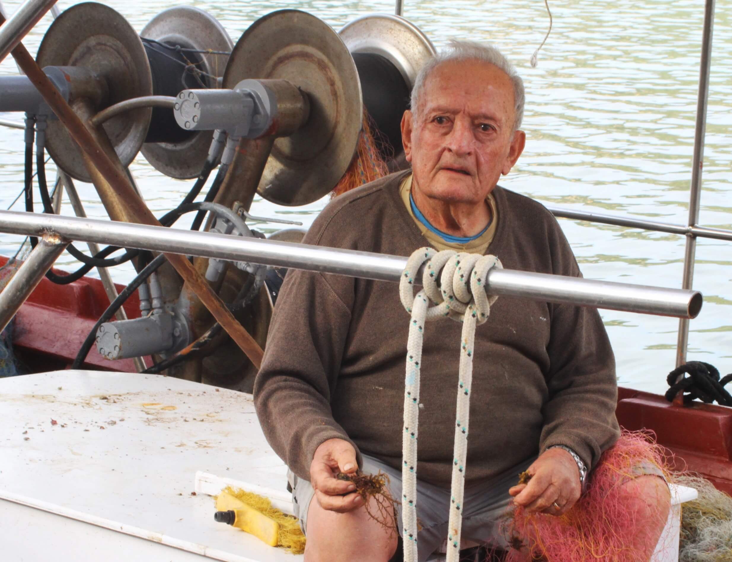 Nikos, ein Fischer aus Poros